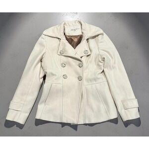 Manteau Peacoat Kenneth Cole New York - Laine Mixte, Couleur Frost, Taille 2, Neuf Avec étiquettes